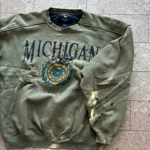 Vintage Michigan Wolverines Football Crew sweater - Picture 3 of 6